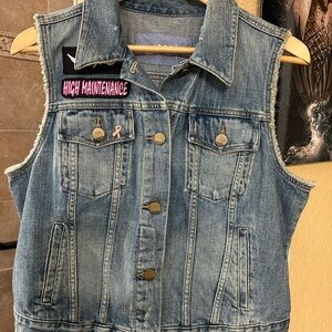 Gap 1969 Denim Vest with Patches